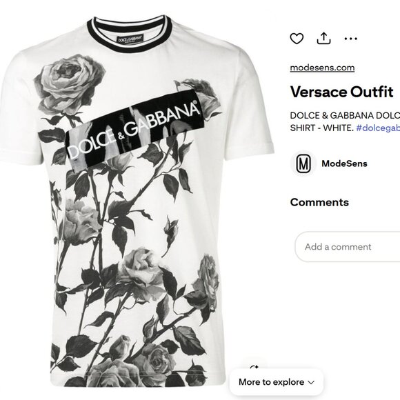 DOLCE & GABBANA Logo Tape Printed T-Shirt -can be UNISEX - Picture 11 of 12